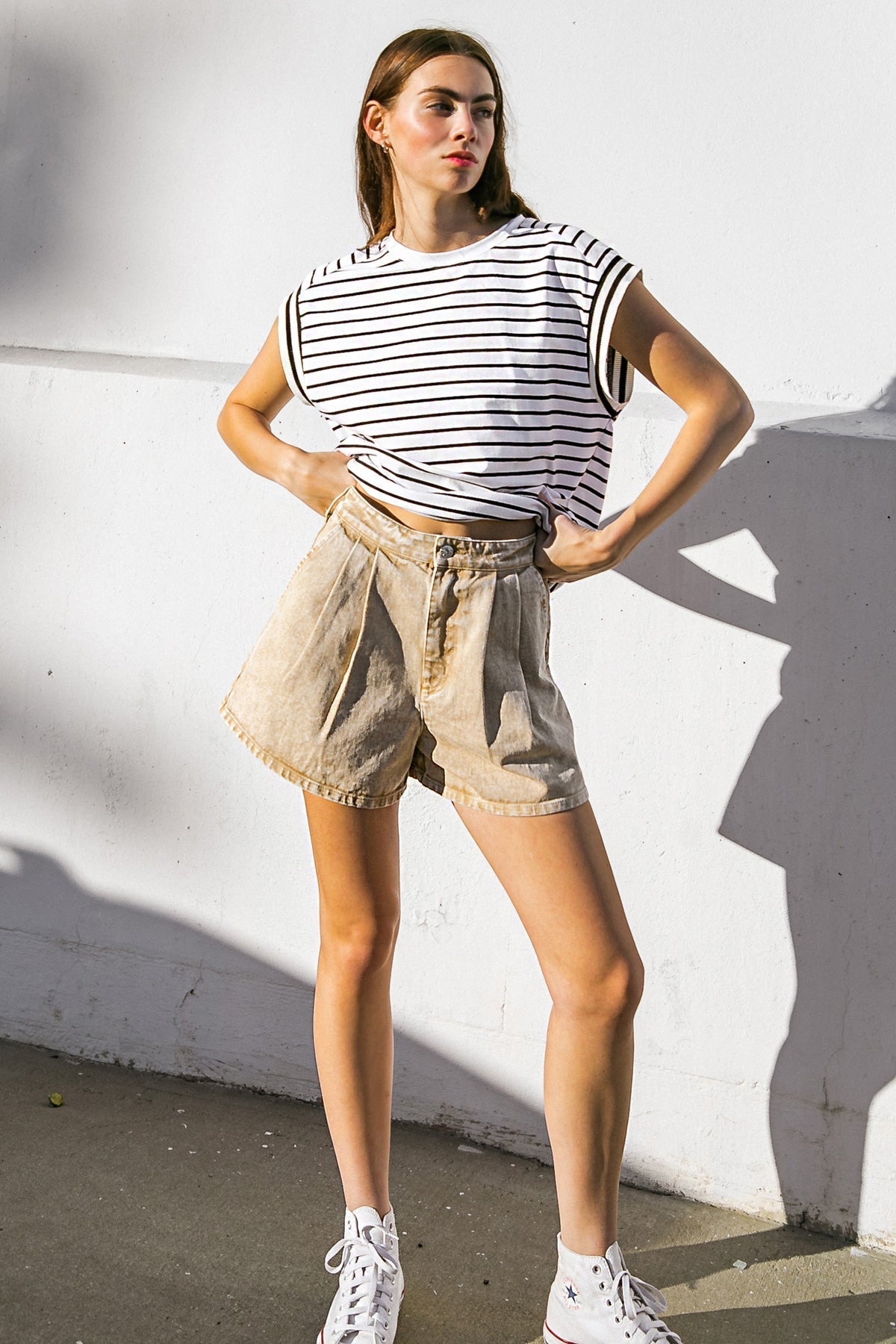 BETTER DAYS AHEAD TWILL SHORTS Flying Tomato
