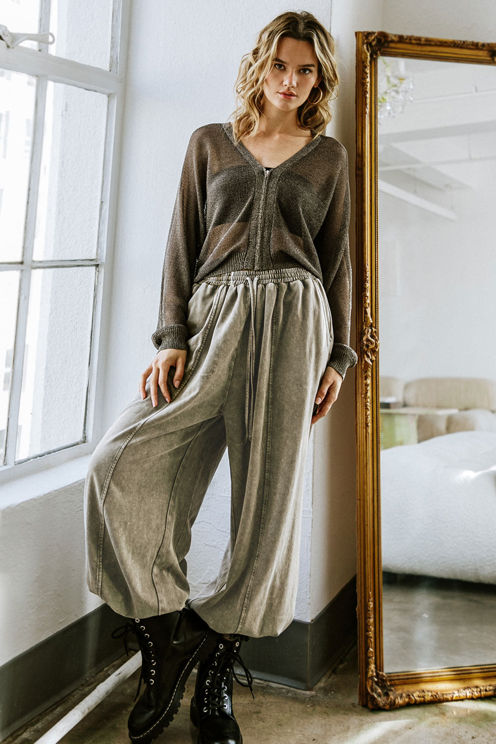 HERE GOES NOTHING SWEATER TOP Flying Tomato