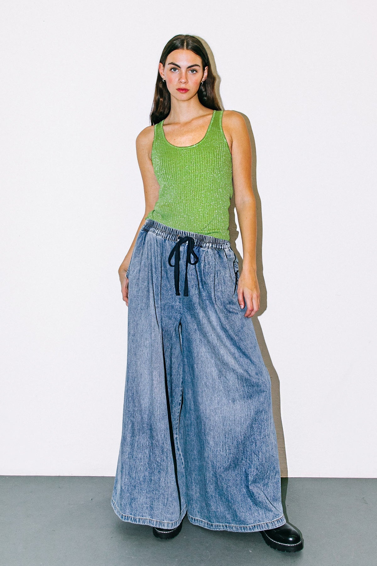 BLISSFUL LOVE WOVEN TANK TOP Flying Tomato