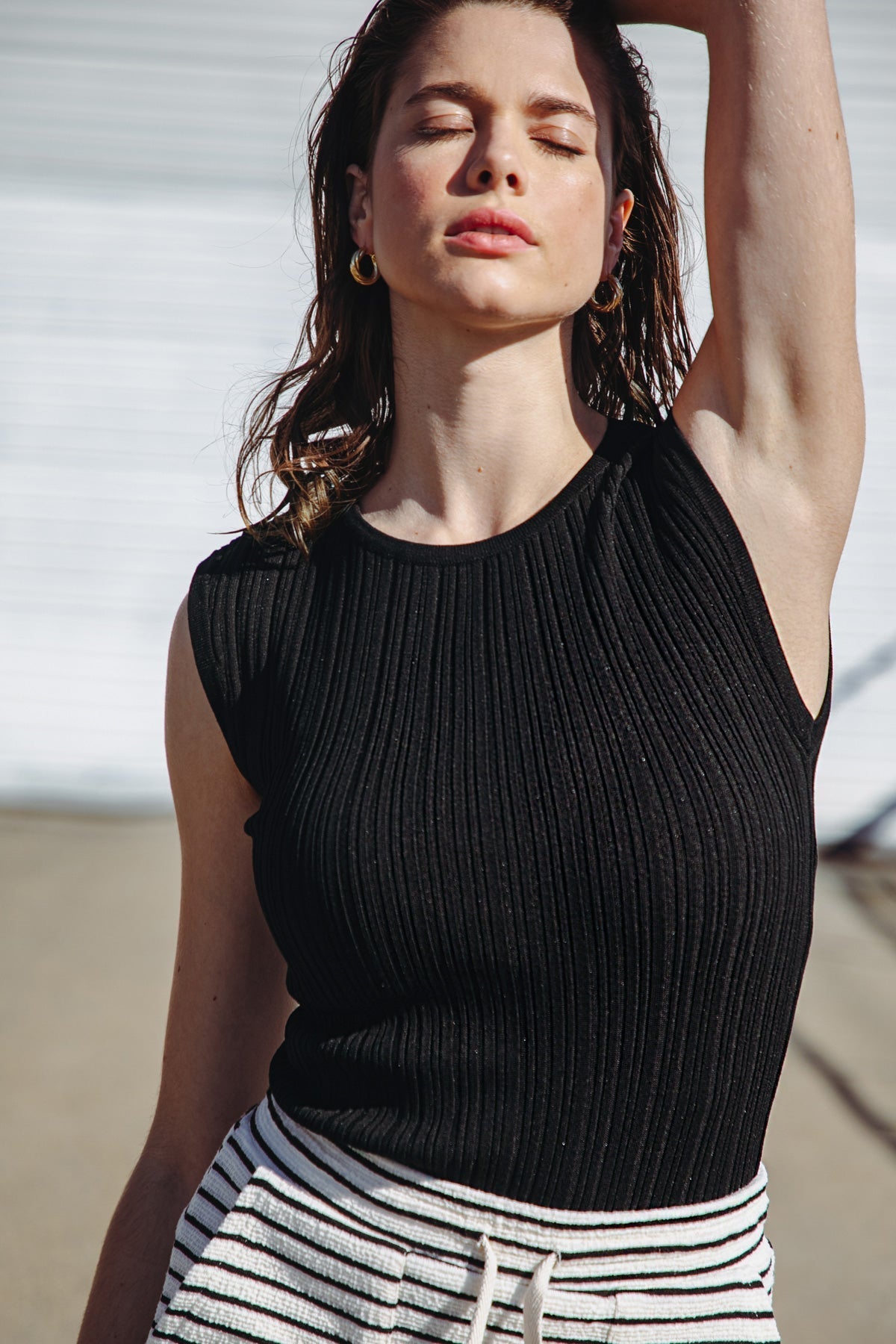 SET THE PACE KNIT TOP Flying Tomato