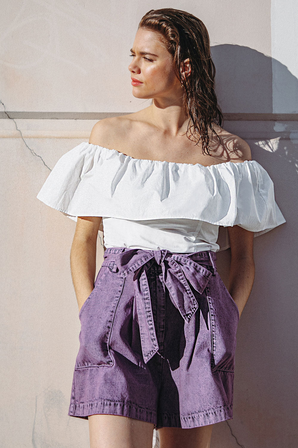 TIME FOR SOMETHING WOVEN TOP Flying Tomato