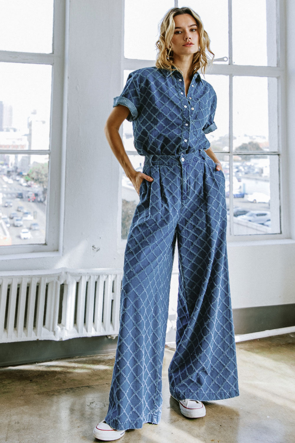 IT'S A SECRET DENIM TOP Flying Tomato