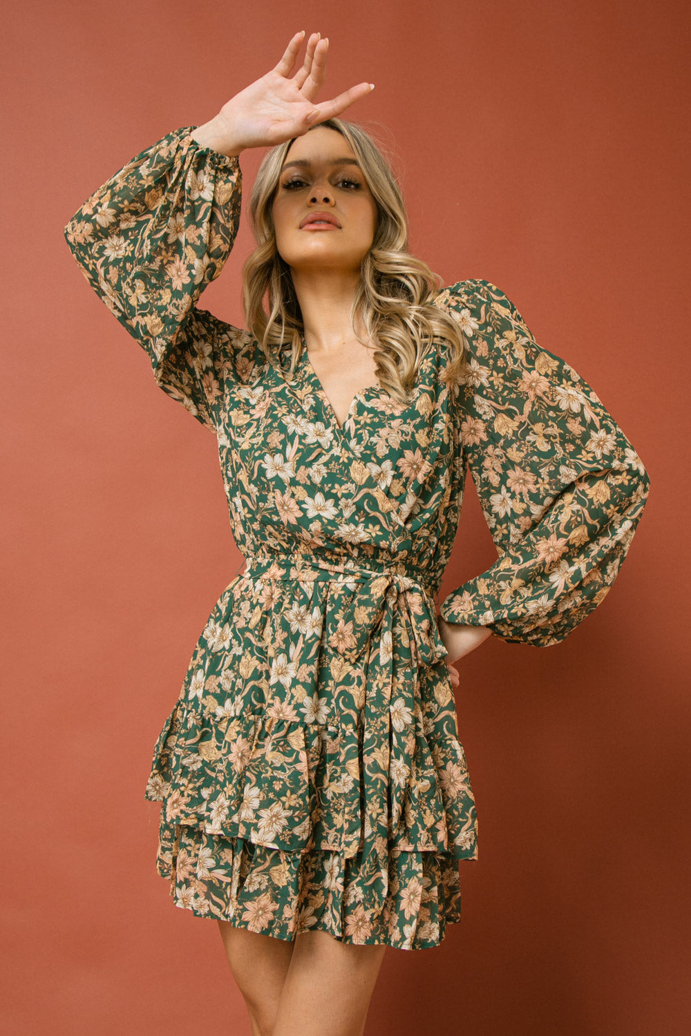 CARE TO DANCE WOVEN MINI DRESS Flying Tomato