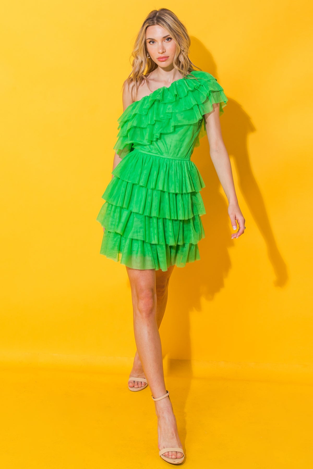 STUNNING SOIREE TULLE MINI DRESS