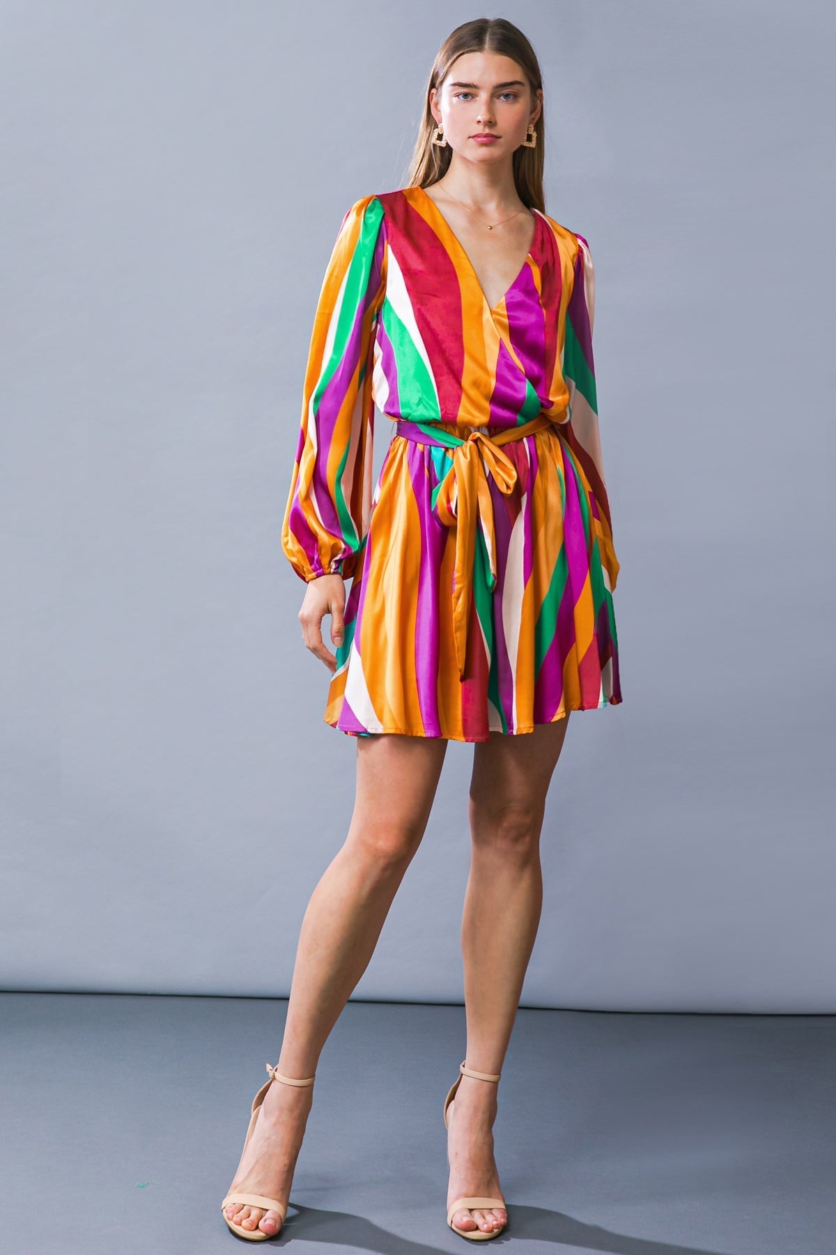 ADORABLE INTENTIONS WOVEN MINI DRESS Flying Tomato