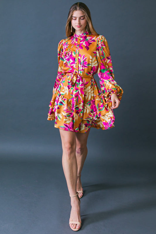 JUST BELIEVE IN ME WOVEN MINI DRESS Flying Tomato