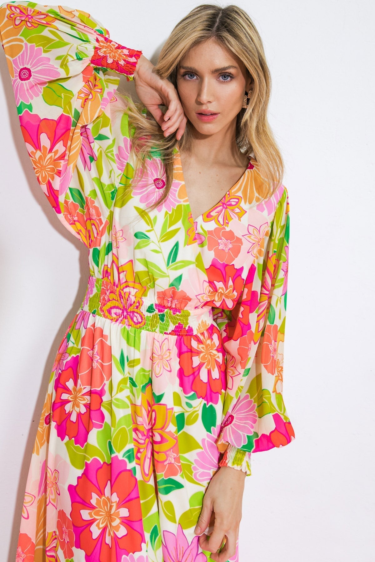 HEADING UPTOWN WOVEN MAXI DRESS Flying Tomato