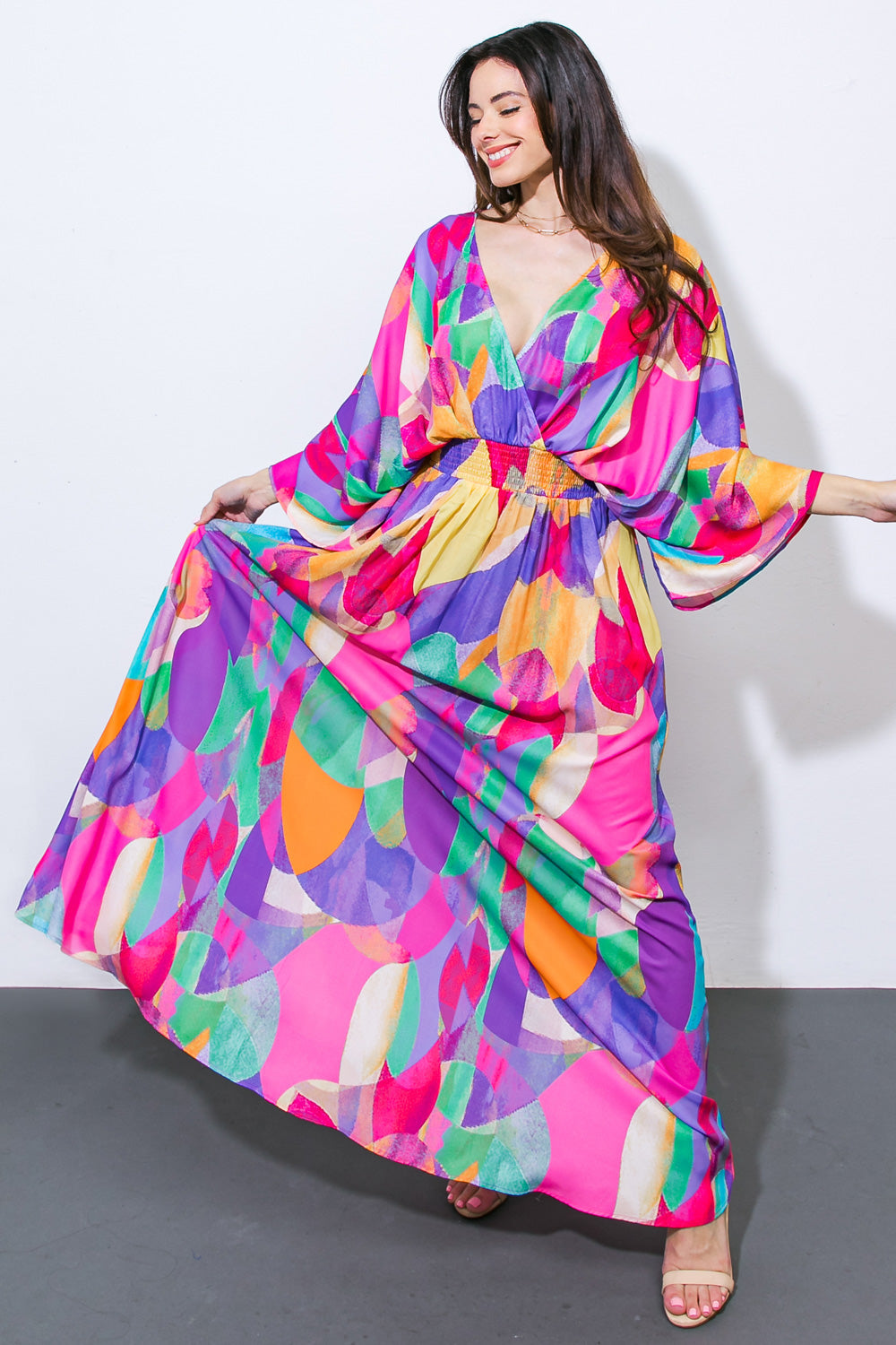 LET HER SHINE WOVEN MAXI DRESS Flying Tomato