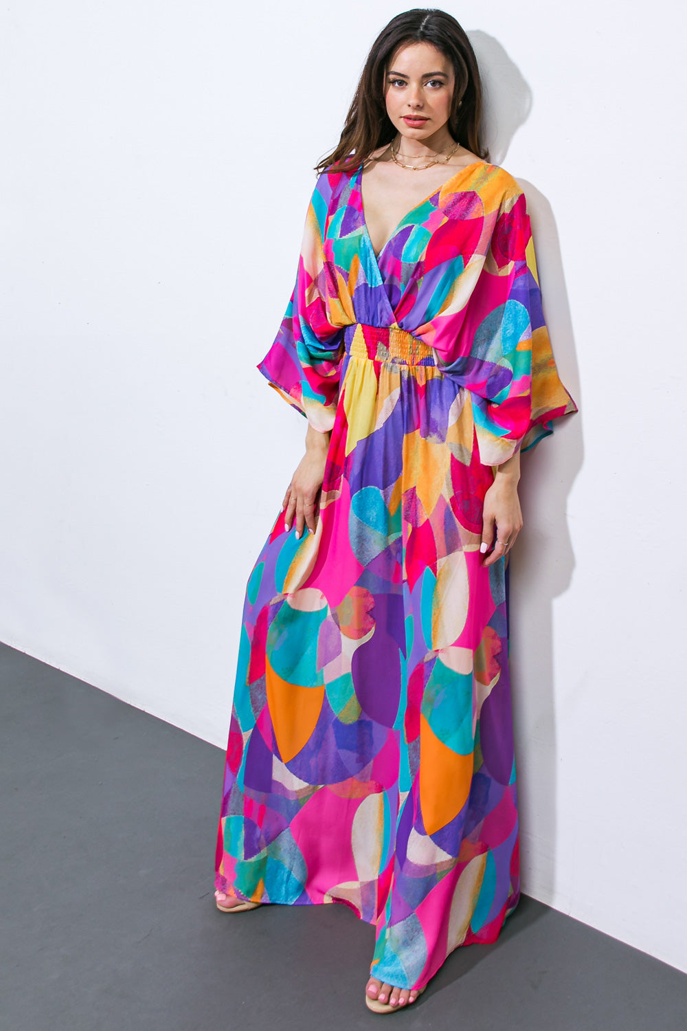 LET HER SHINE WOVEN MAXI DRESS Flying Tomato