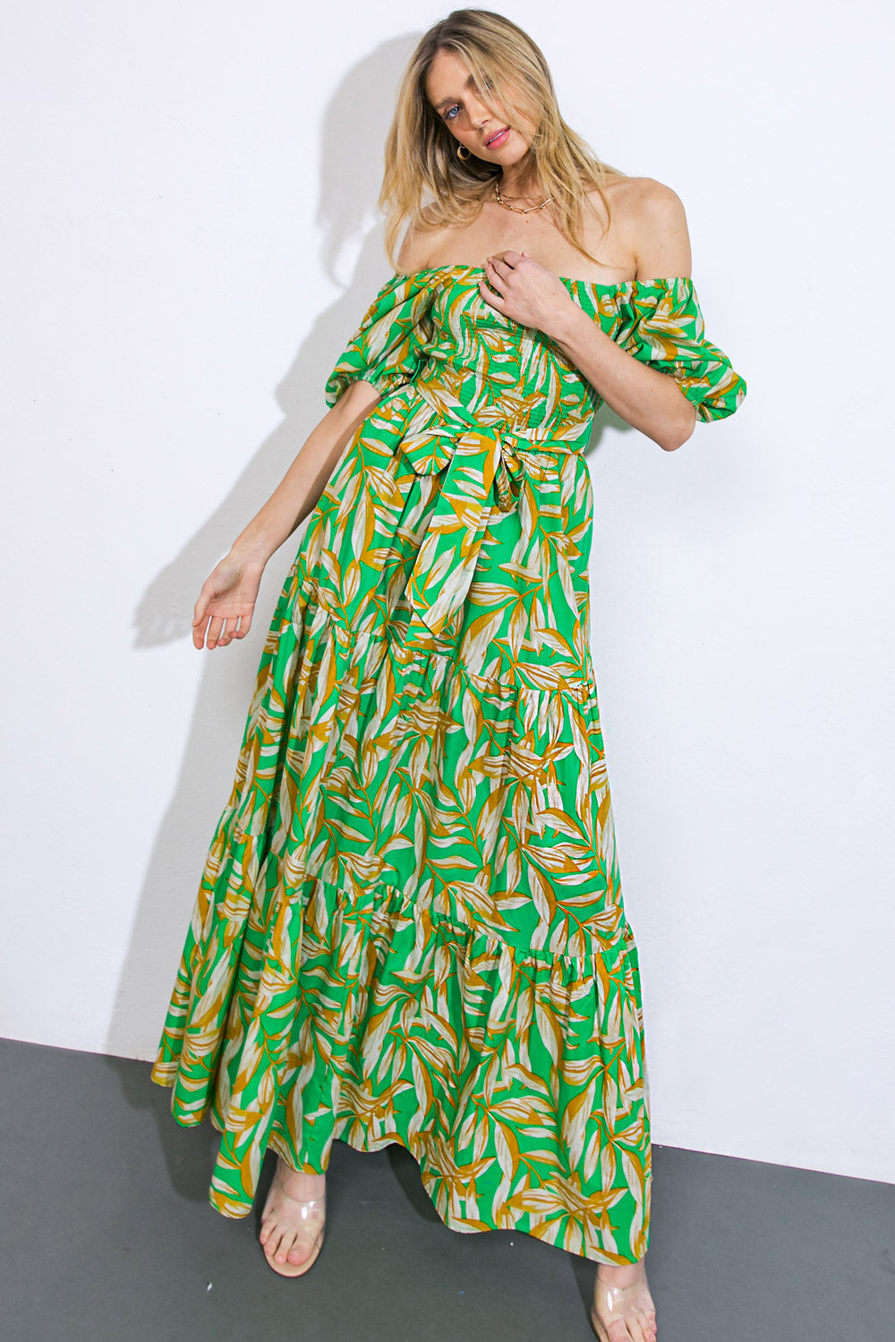 NEVER ENDING DAYS WOVEN MAXI DRESS Flying Tomato