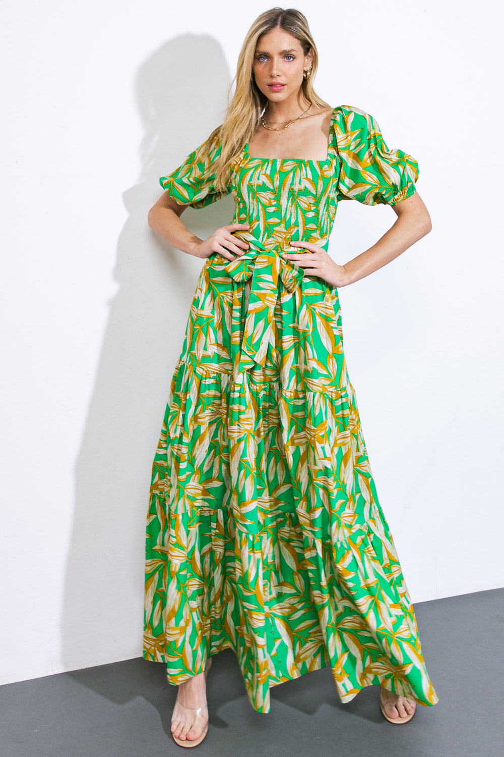 NEVER ENDING DAYS WOVEN MAXI DRESS Flying Tomato