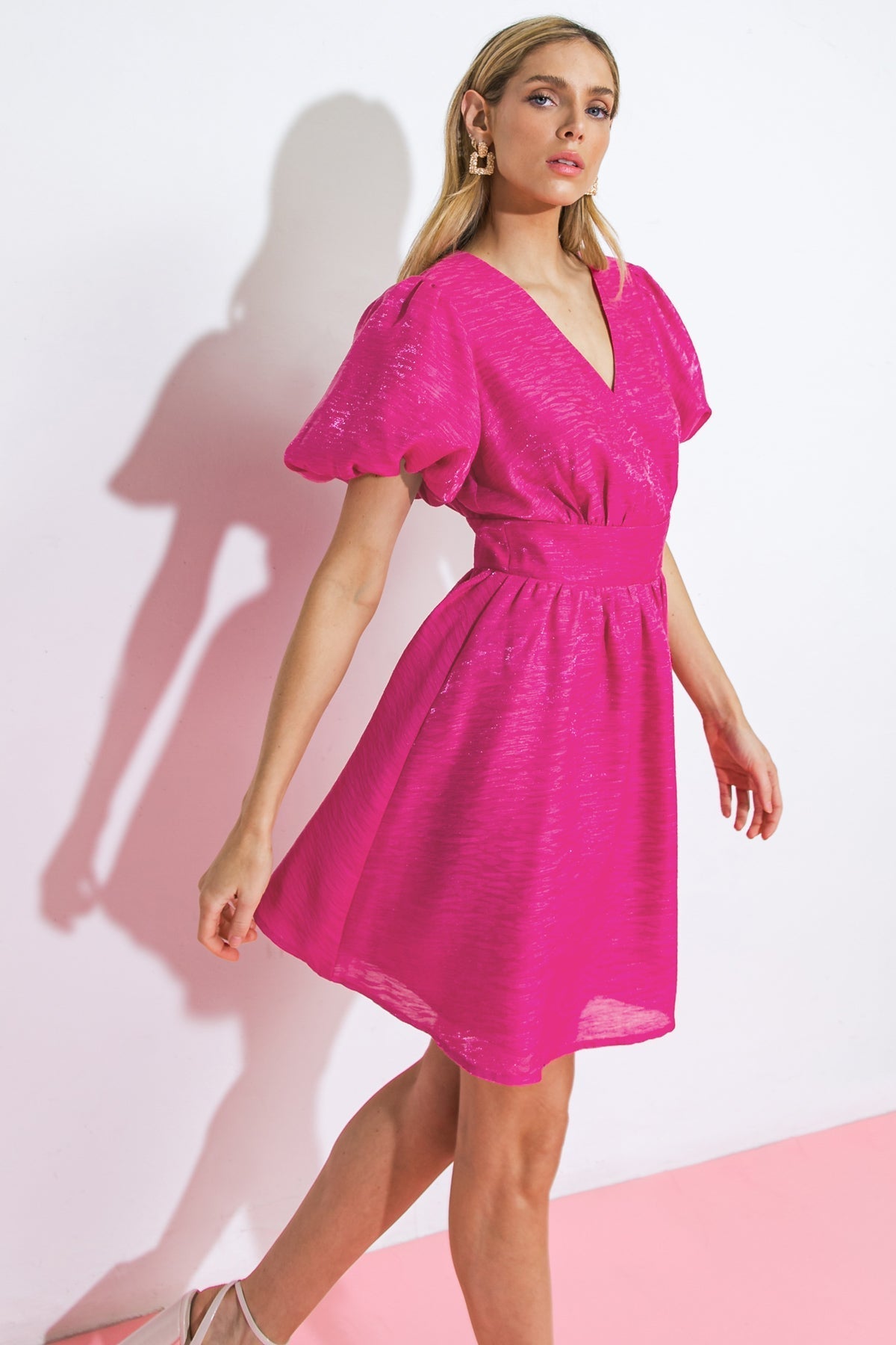 ALL IS CALM WOVEN MINI DRESS Flying Tomato