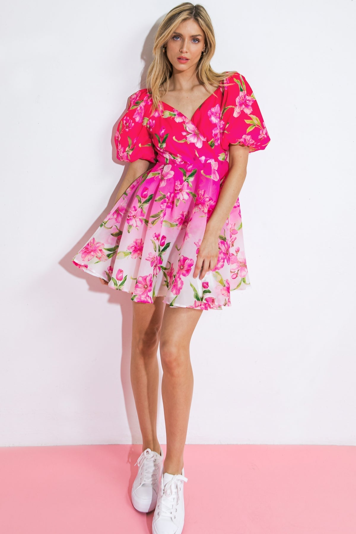 GOTTA GET READY WOVEN MINI DRESS Flying Tomato