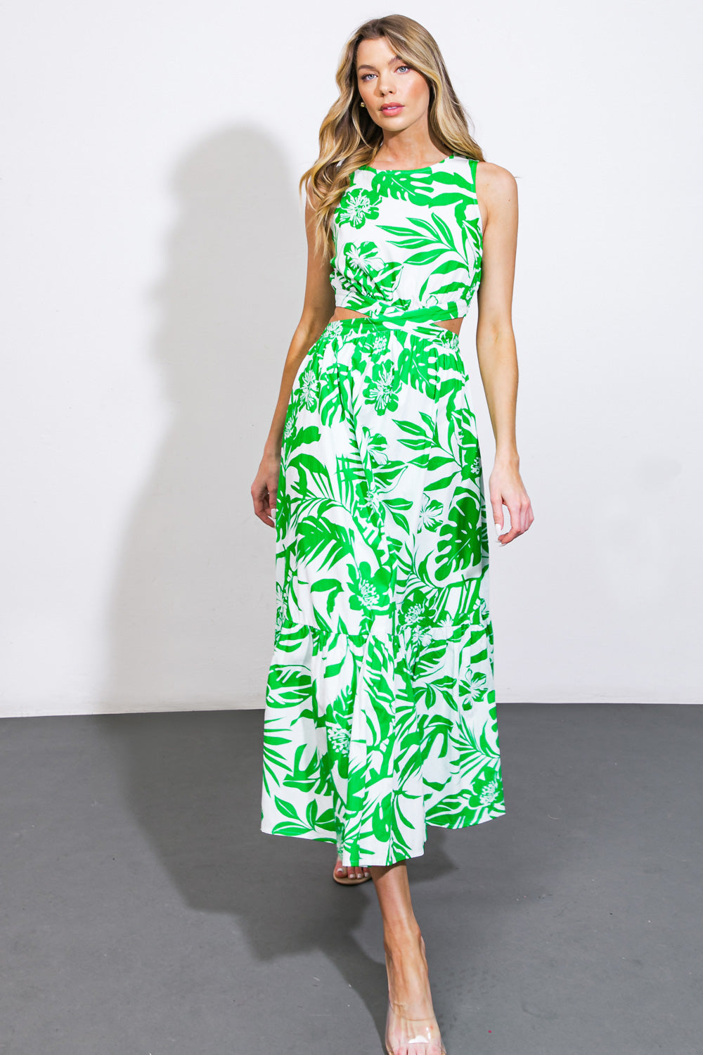 LIVE YOUR TRUTH WOVEN MIDI DRESS Flying Tomato