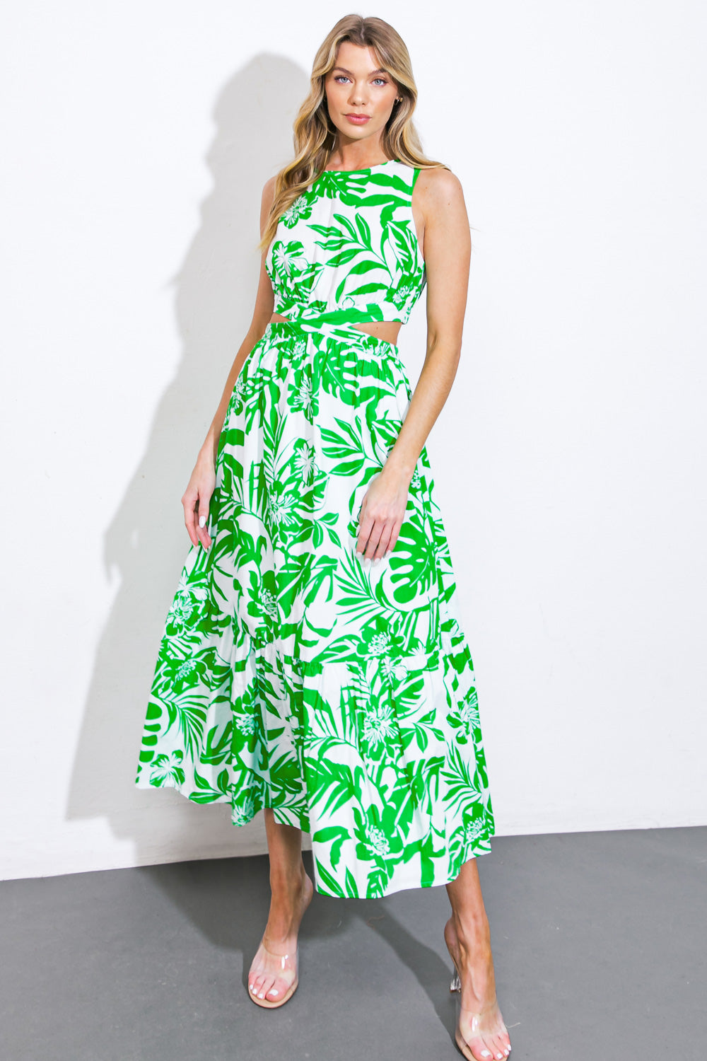 LIVE YOUR TRUTH WOVEN MIDI DRESS Flying Tomato