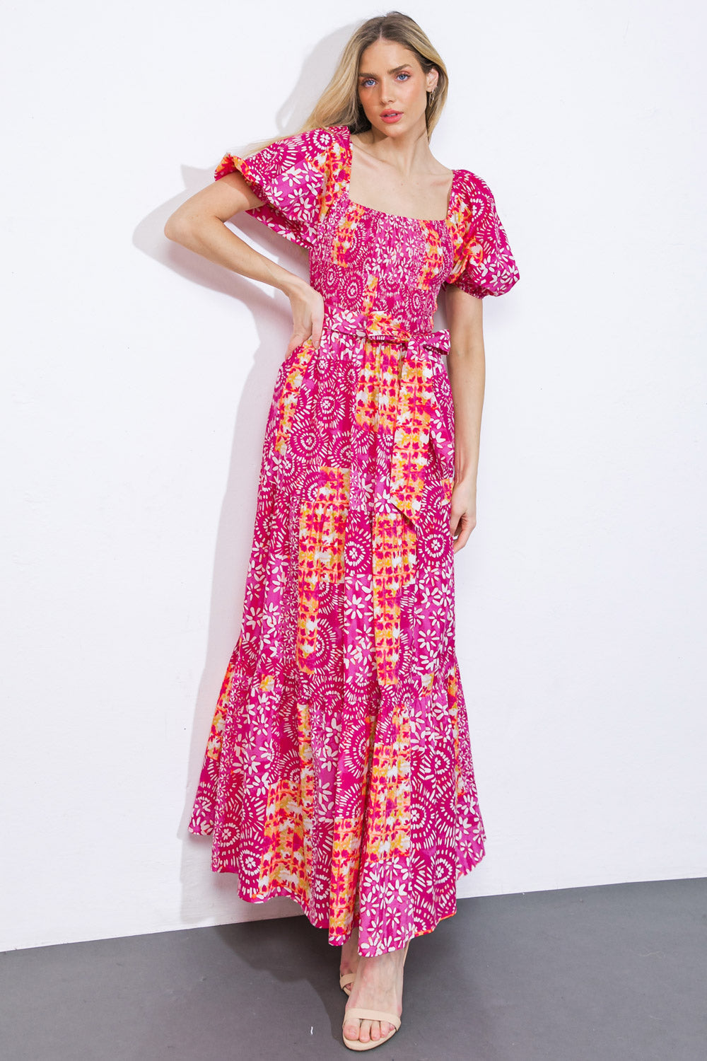 A LEAP OF FAITH WOVEN MAXI DRESS Flying Tomato