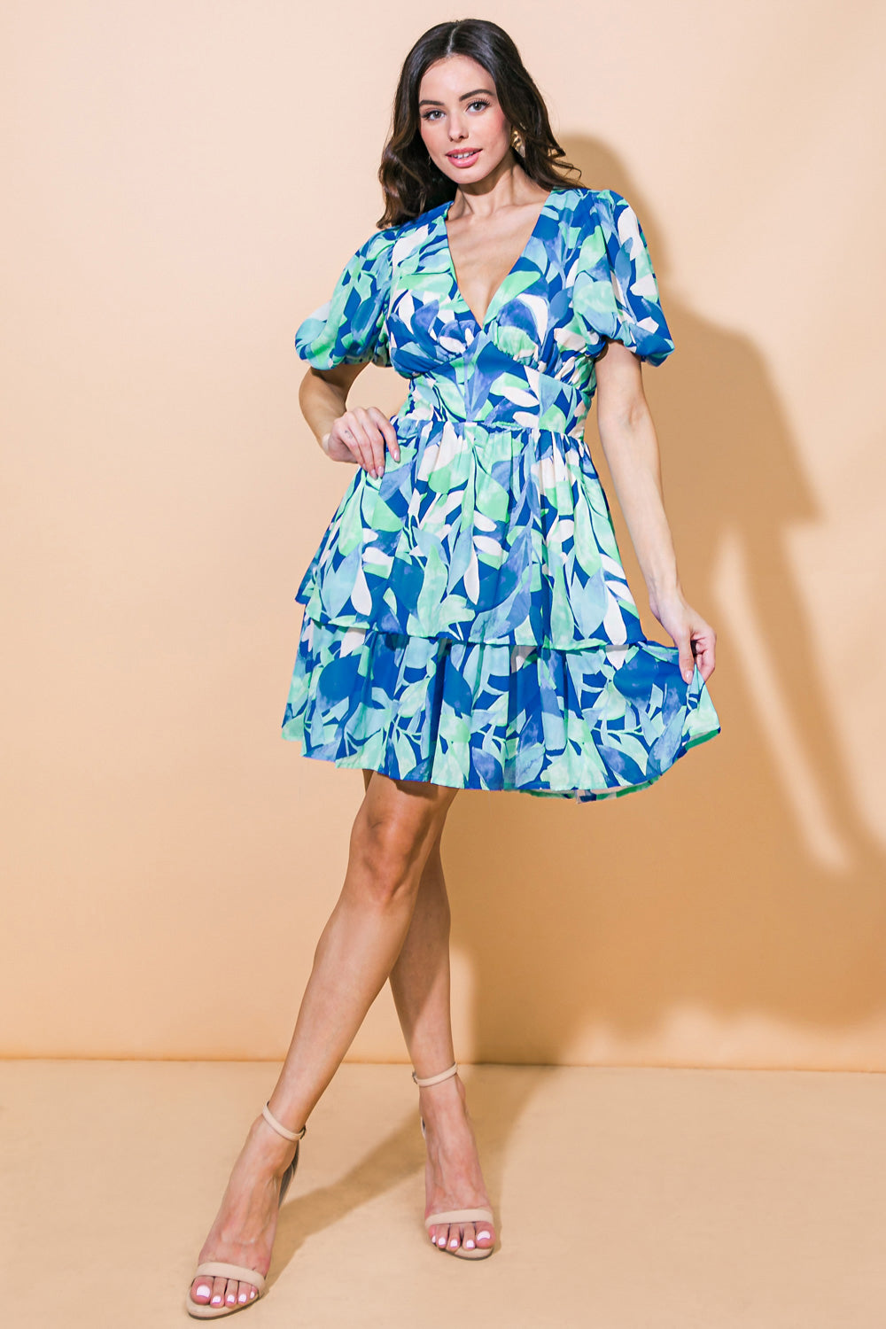 INSTANTLY LOVABLE WOVEN MINI DRESS Flying Tomato