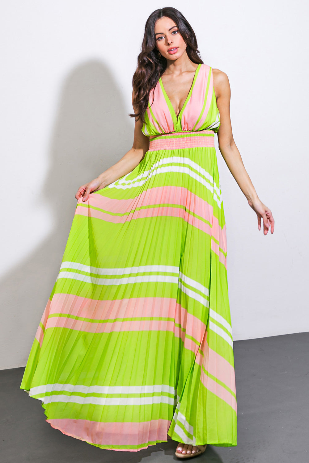 A QUICK TRIP WOVEN MAXI DRESS Flying Tomato