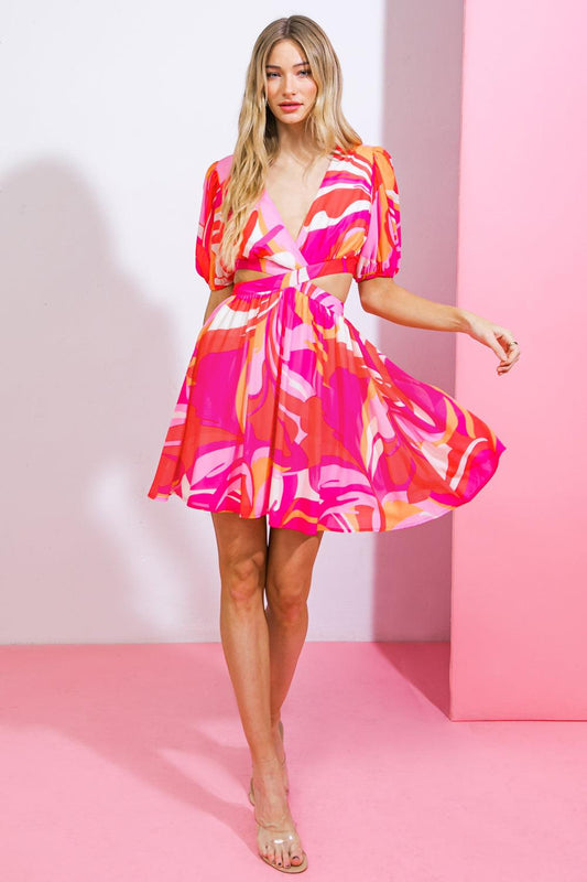 Flying Tomato Nashville Social Club Light Woven Mini Dress, a stylish and comfortable women's dress for quality seekers.