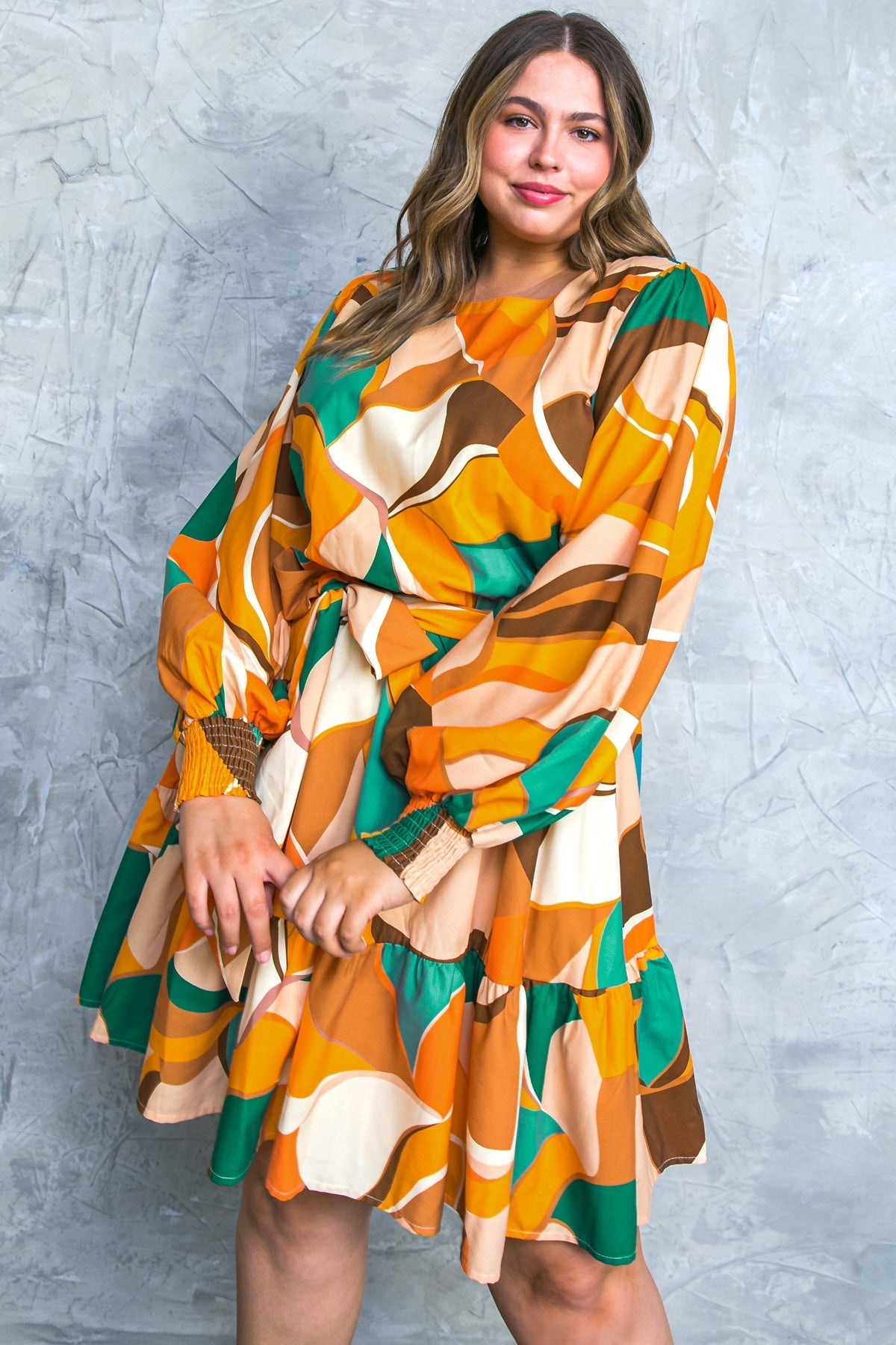 FEEL HAPPINESS WOVEN MINI DRESS Flying Tomato