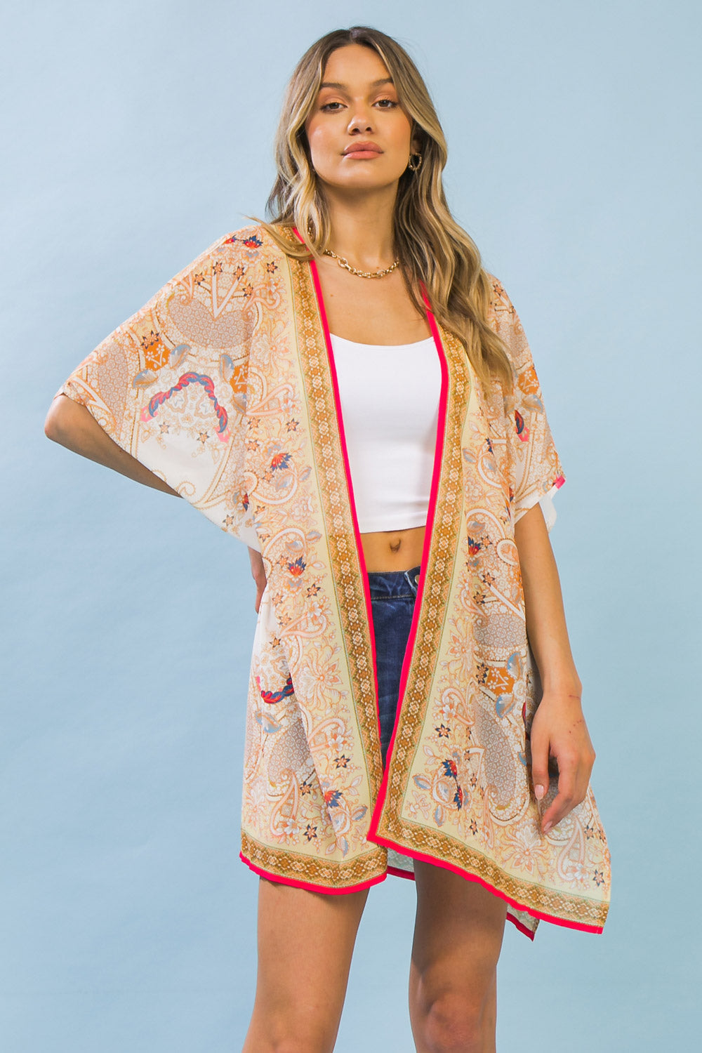 ELEGANT SPRINGS WOVEN COVER UP