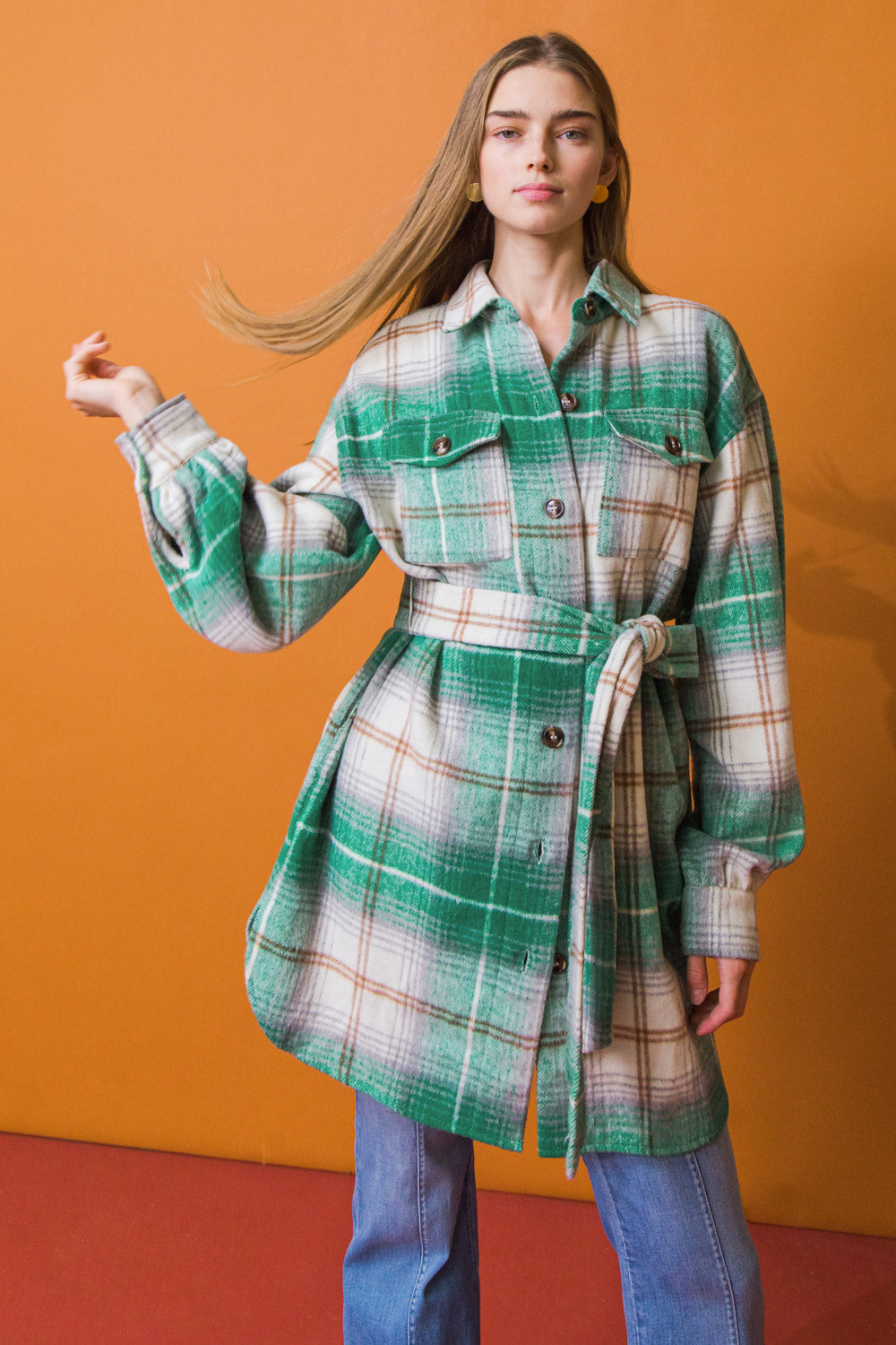 SWEET EVENINGS WOVEN MIDI JACKET Flying Tomato