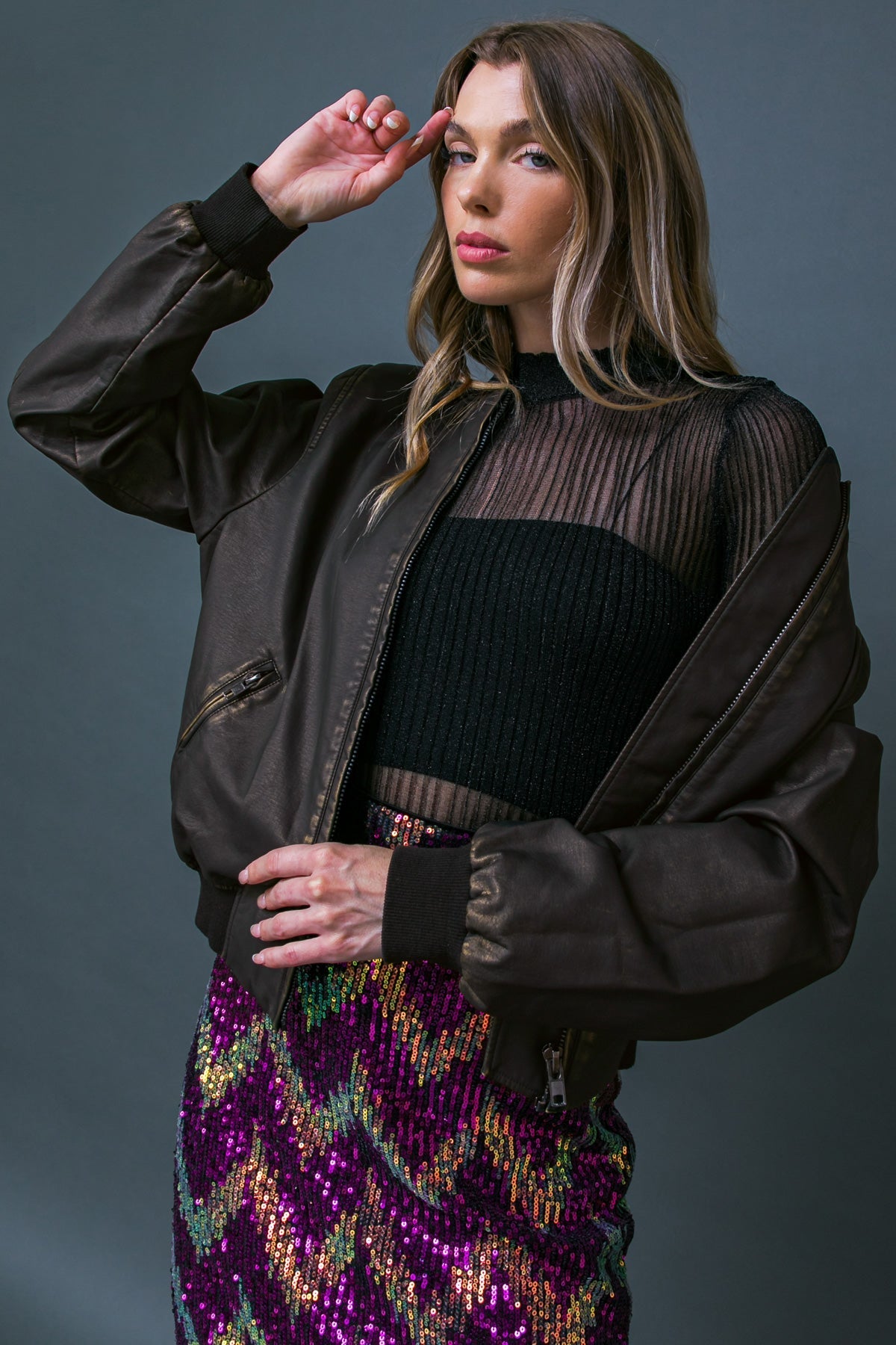 MY GREATEST JOY LEATHER JACKET Flying Tomato