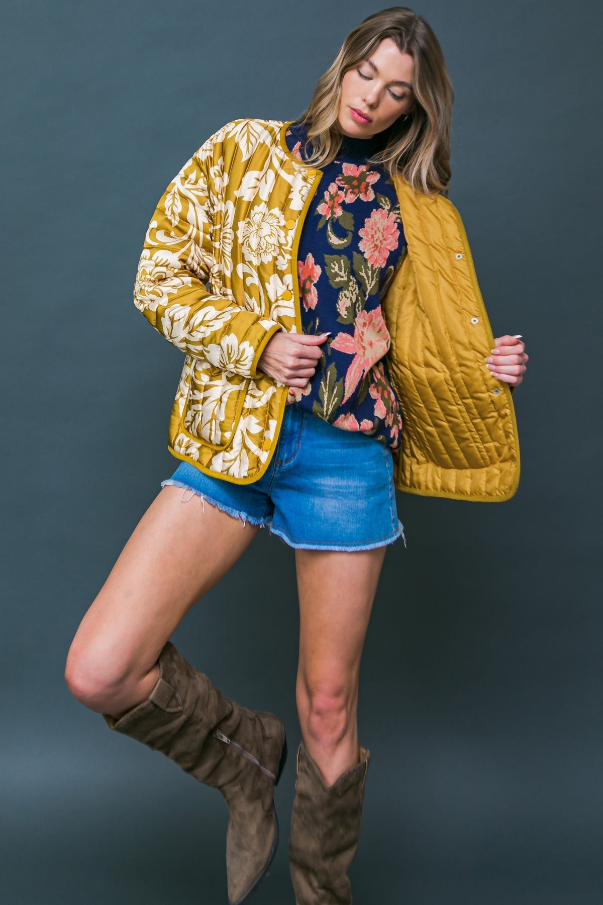 TOTALLY CONVINCED WOVEN PUFF JACKET Flying Tomato