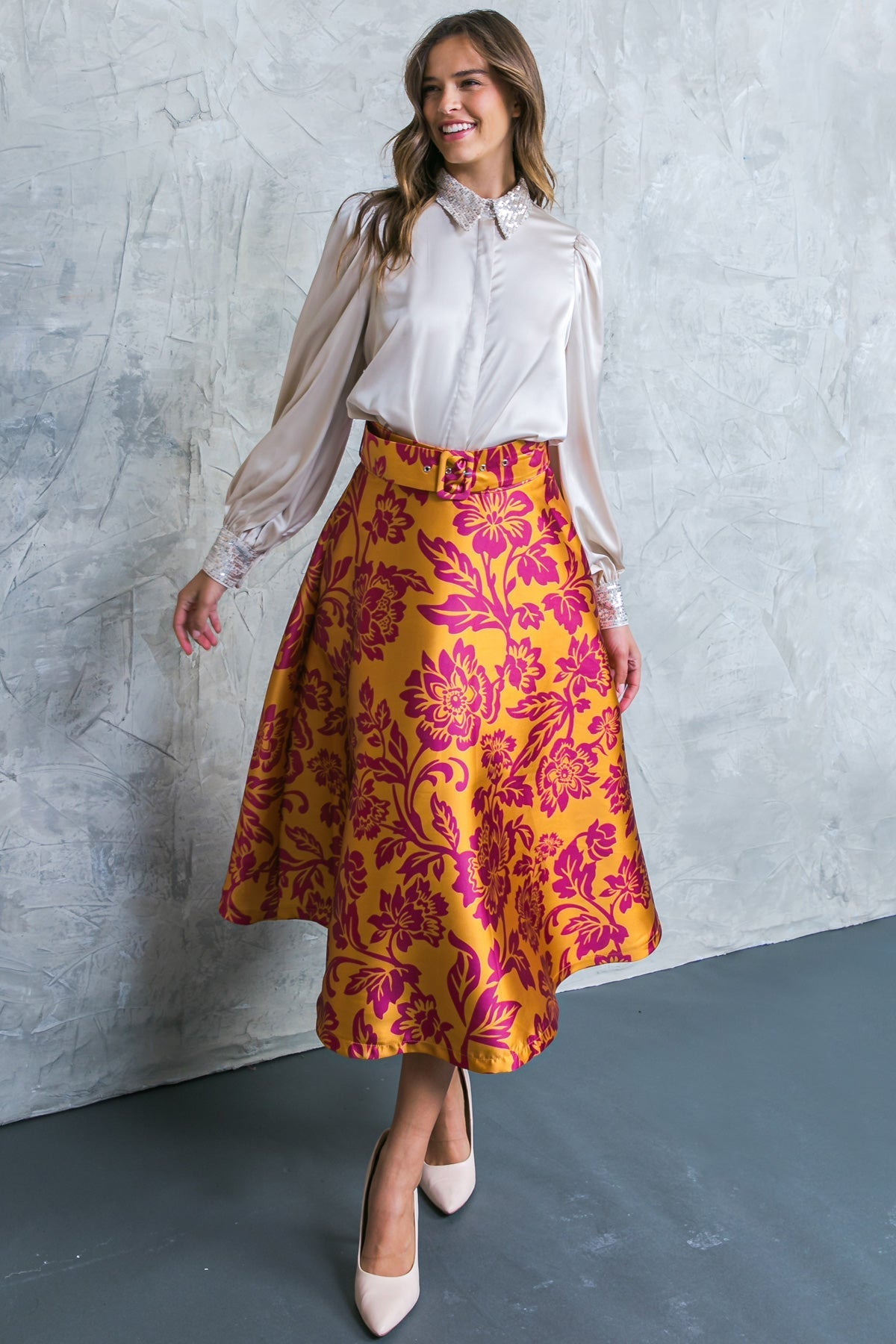PERFECT REFINEMENT WOVEN SKIRT Flying Tomato