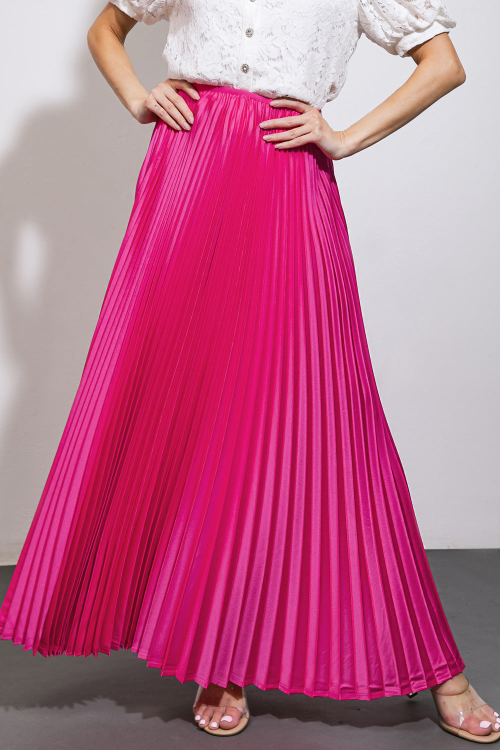 MAKE NO MISTAKES WOVEN MIDI SKIRT Flying Tomato