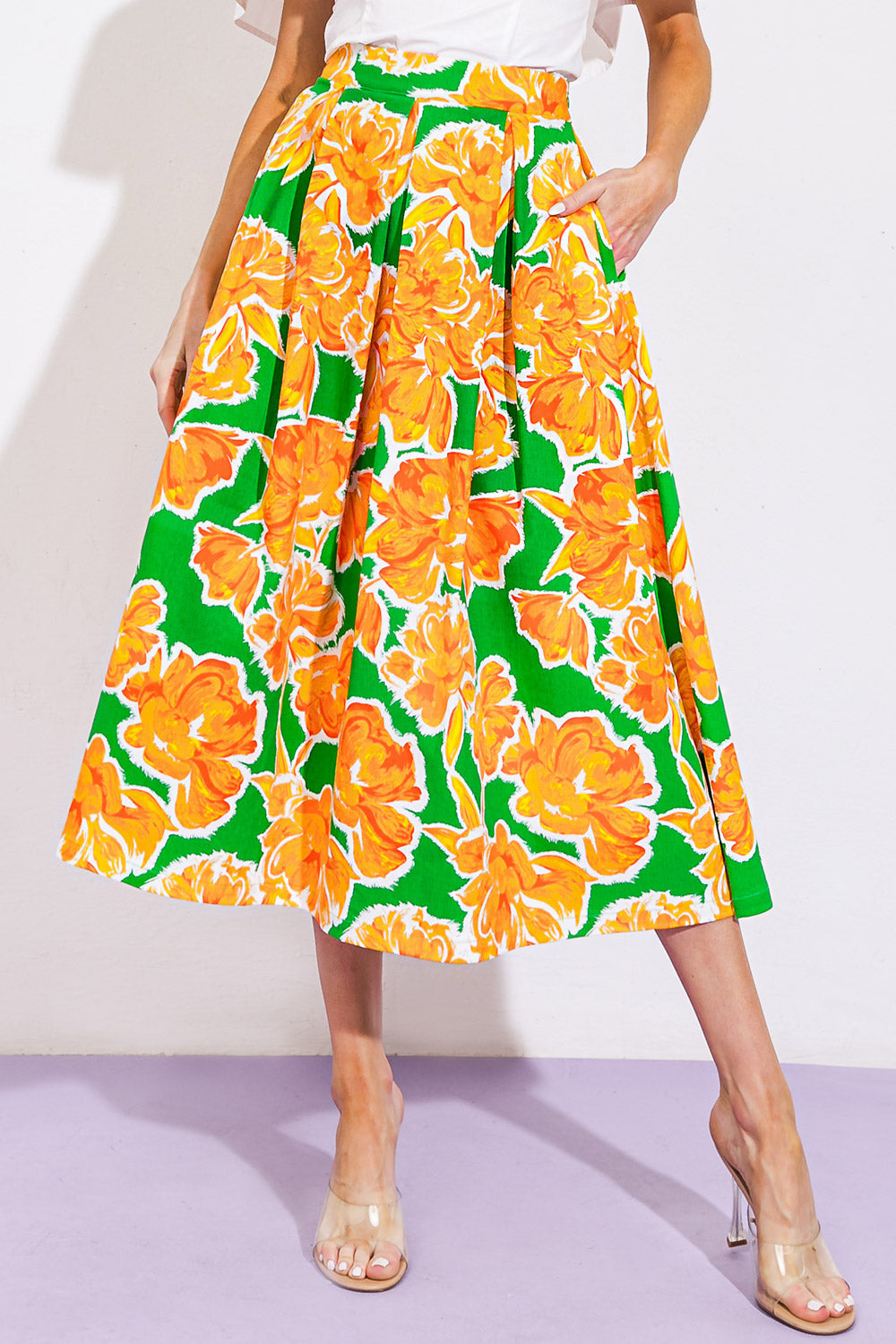 LIVE YOUR TRUTH WOVEN SKIRT Flying Tomato