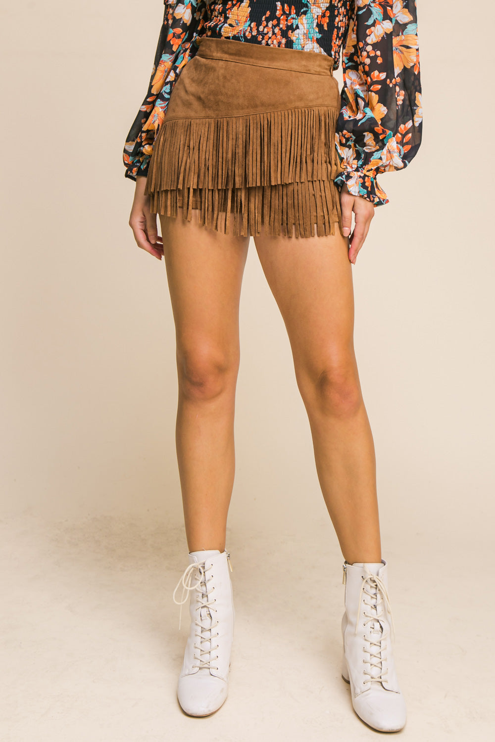 MAKE SOME PLANS SUEDE SKORT Flying Tomato