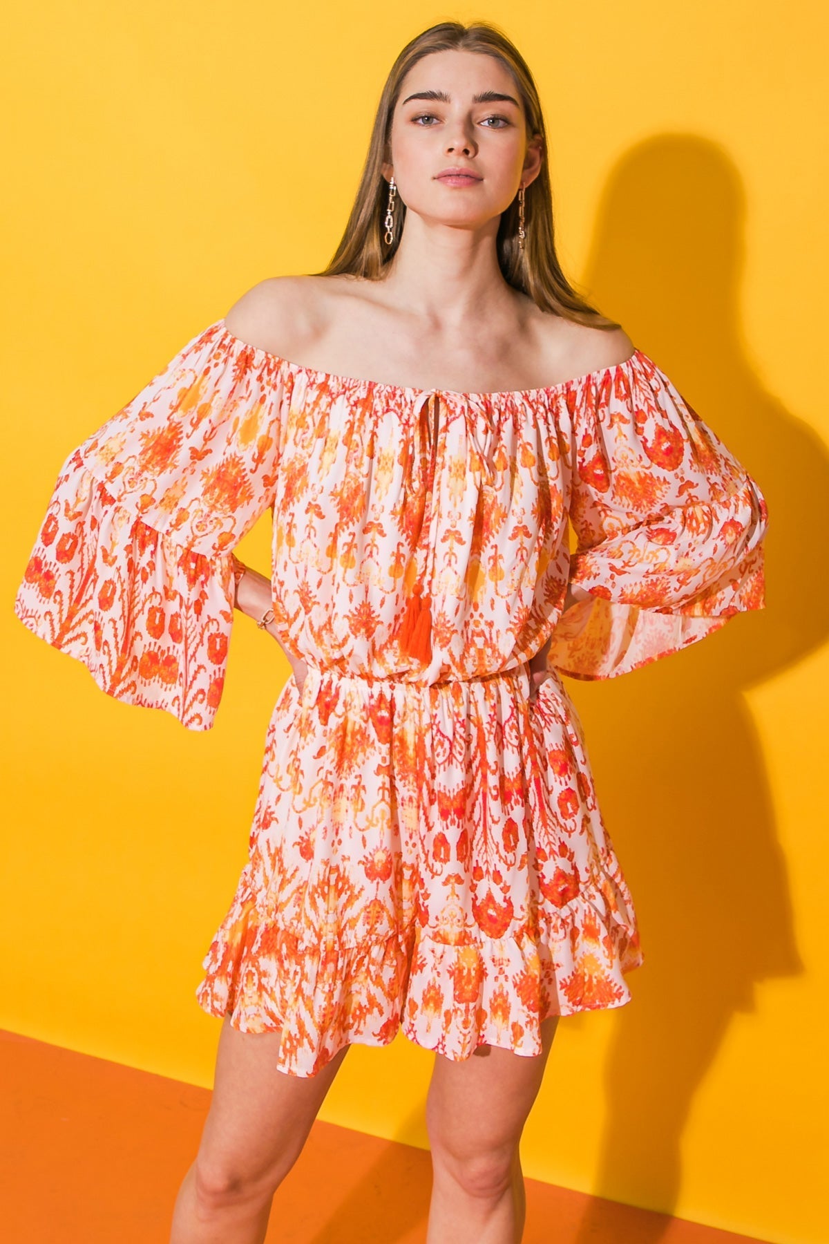 CITY RENDEZVOUS WOVEN ROMPER Flying Tomato