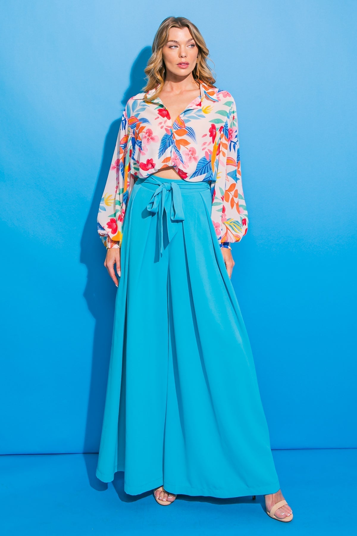 RUMOR GOING AROUND WOVEN PANTS Flying Tomato