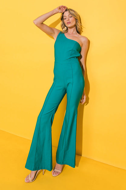 VIVID PASSION SOLID JUMPSUIT