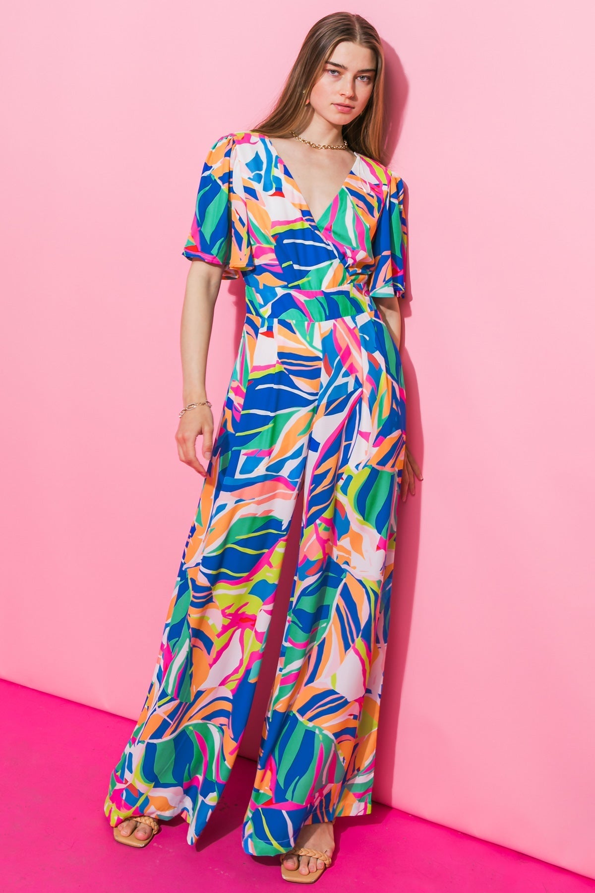 WHITEWATER BAY WOVEN JUMPSUIT Flying Tomato