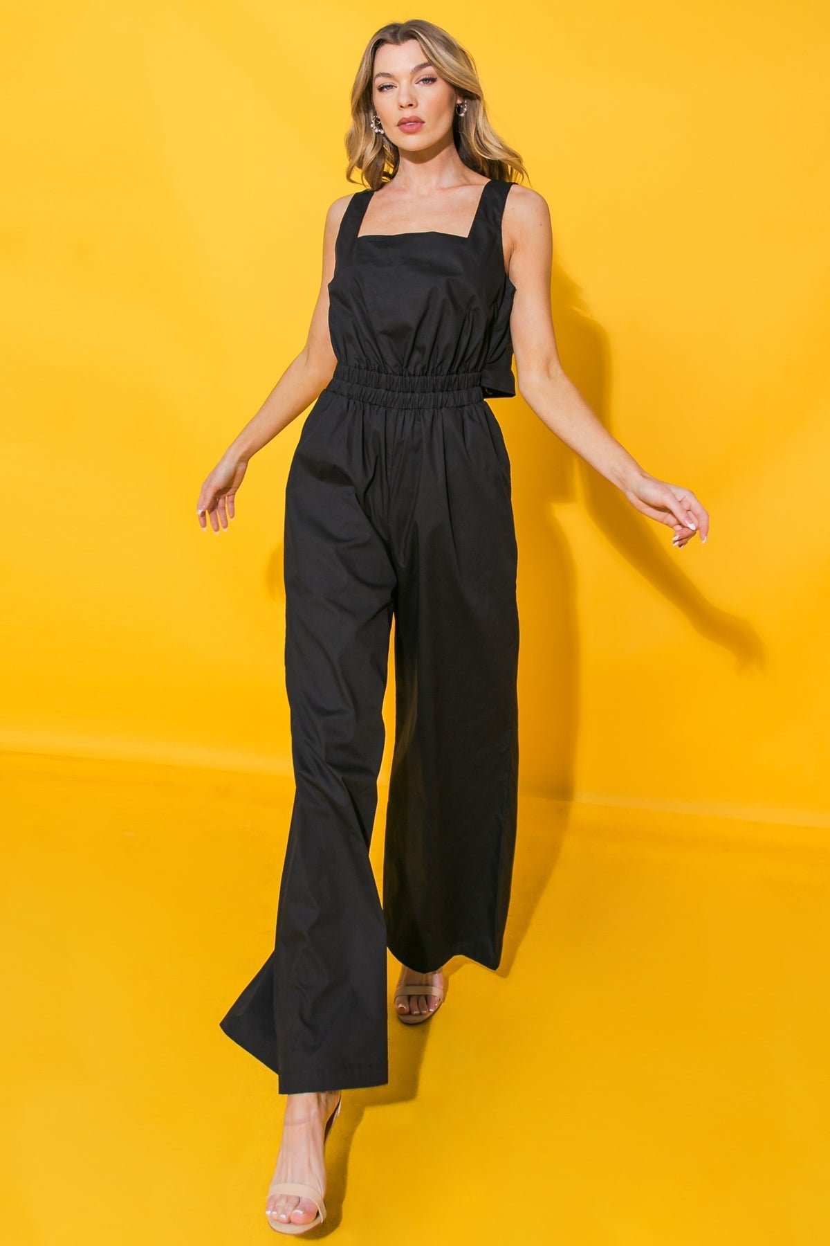 LIFE WITH YOU POPLIN JUMPSUIT Flying Tomato