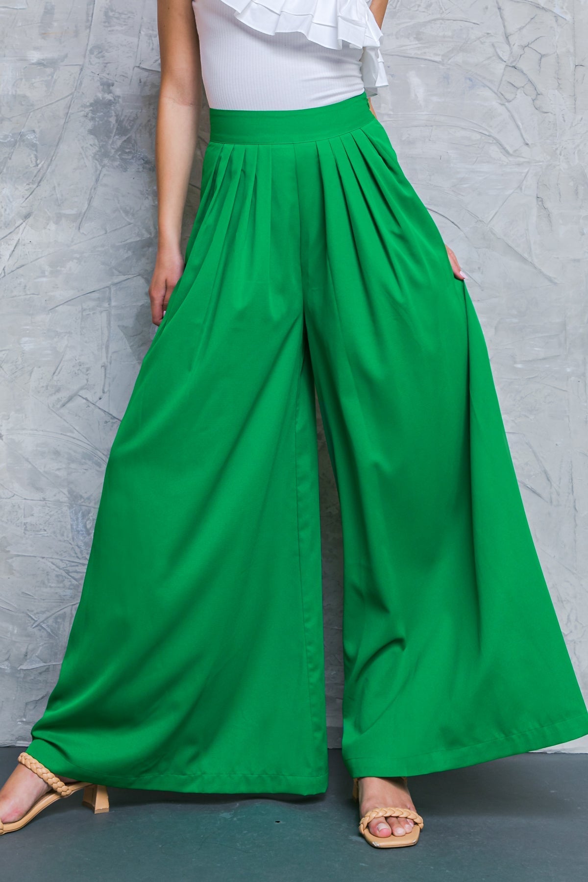 AT THE WISHING WELL WOVEN PANTS Flying Tomato