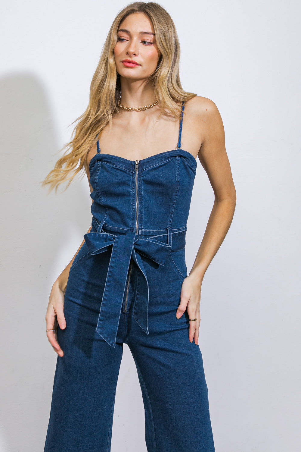 DRIFT AWAY DENIM JUMPSUIT Flying Tomato