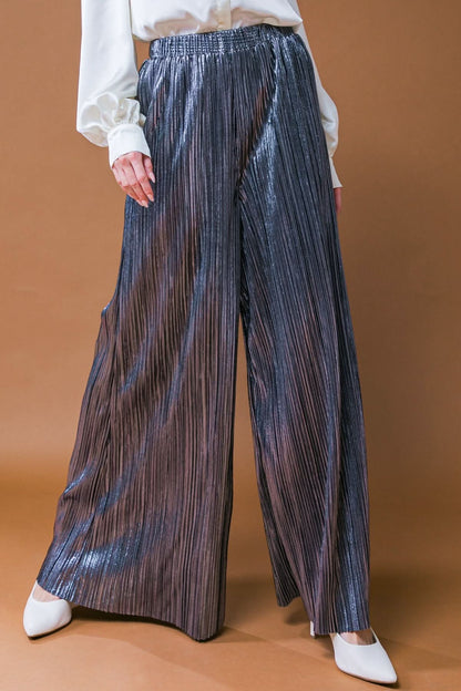 Woven Wide-Leg Comfort Pants