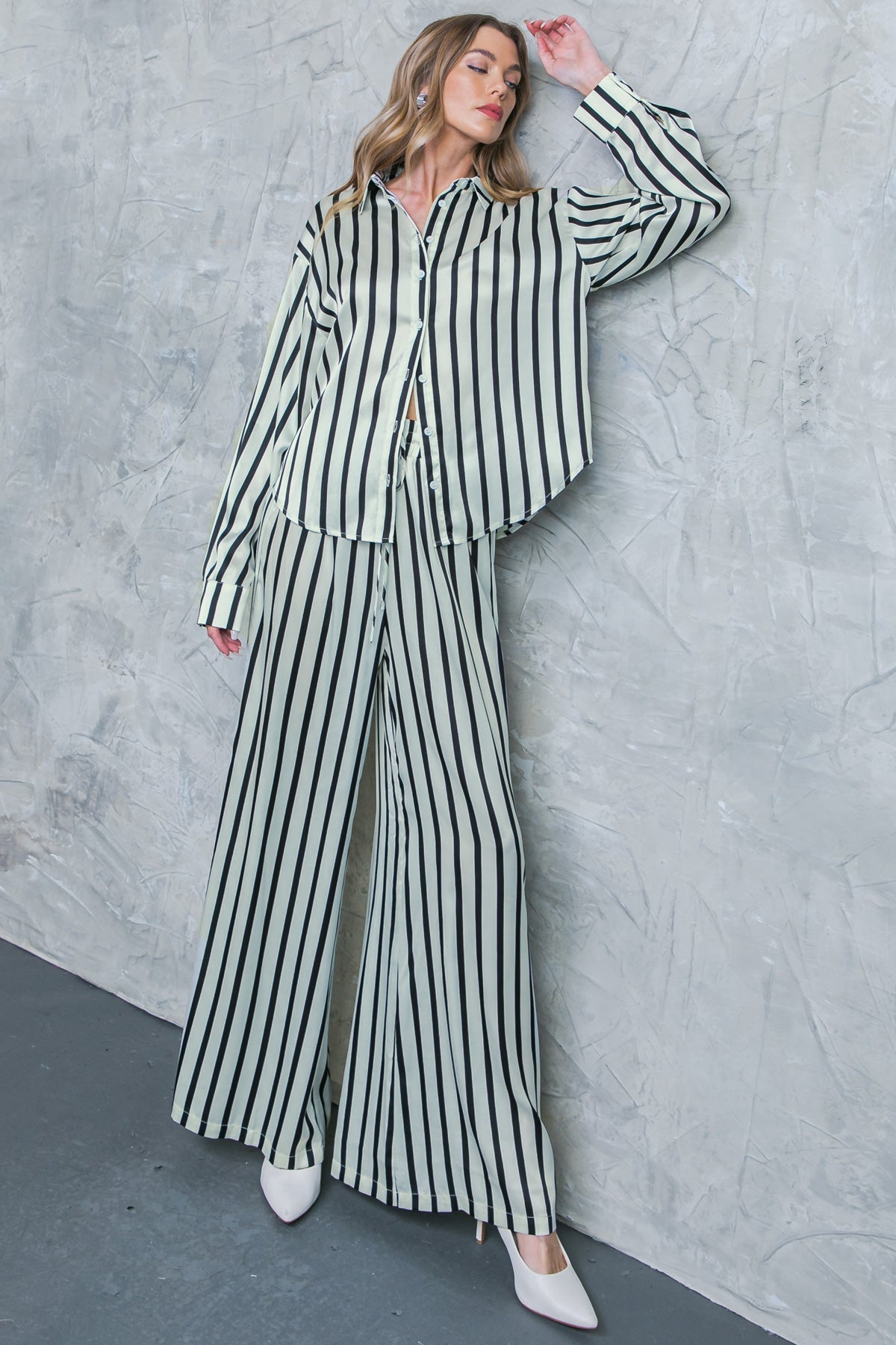 NOTHING TO REGRET SATIN PANTS Flying Tomato