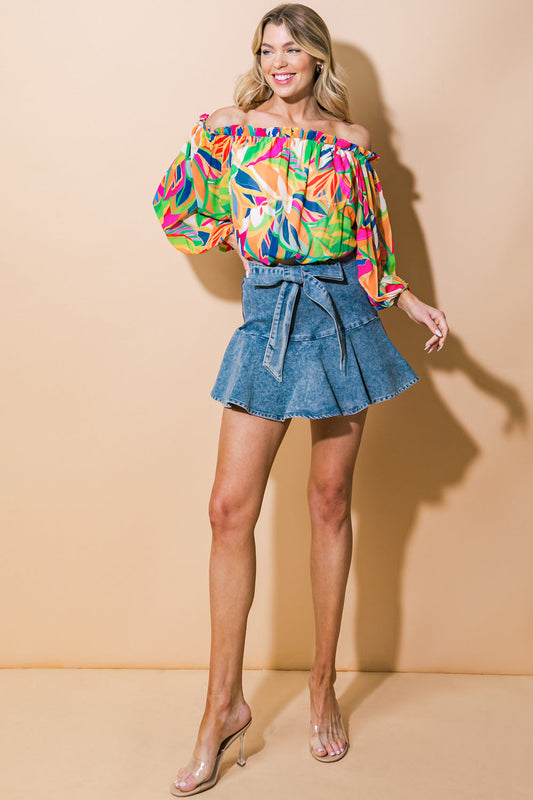 NOTHING TO FEAR DENIM SKORT Flying Tomato