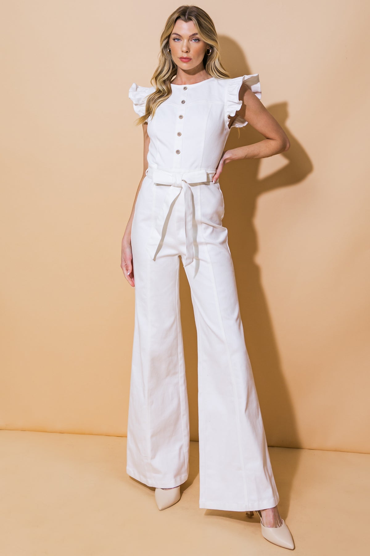 HEADING UPTOWN TWILL JUMPSUIT Flying Tomato