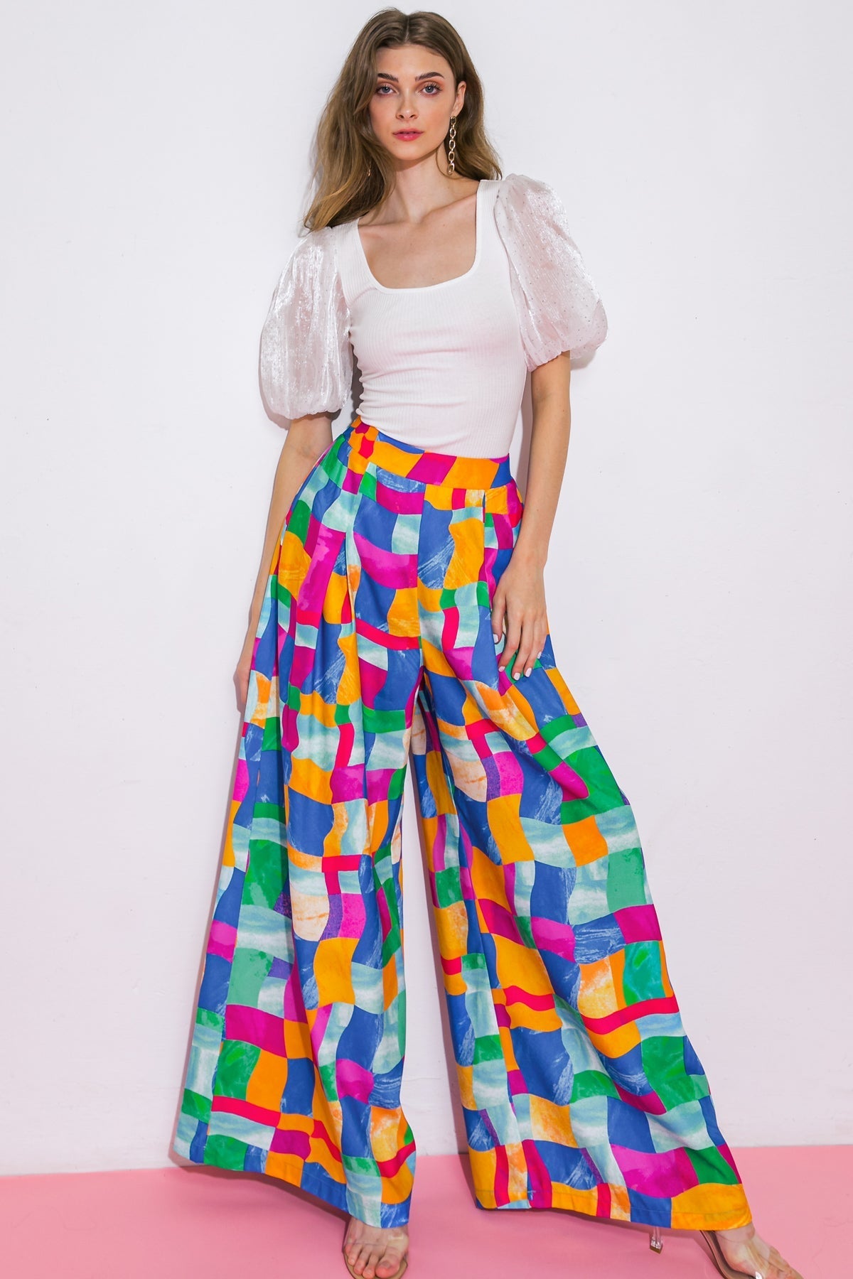 LOVELY STATEMENT WOVEN PANTS Flying Tomato