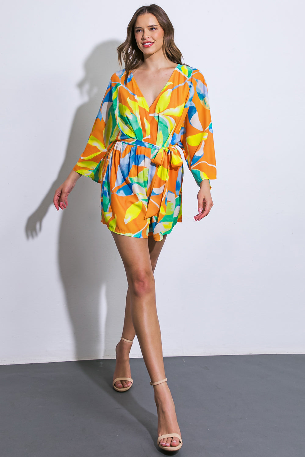 QUITTING TIME WOVEN ROMPER Flying Tomato