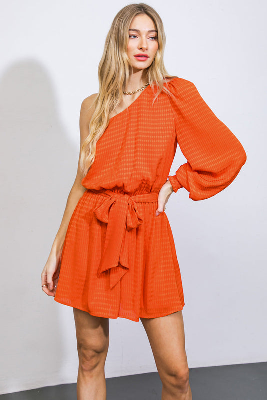 UNEXPECTED SURPRISE WOVEN ROMPER Flying Tomato