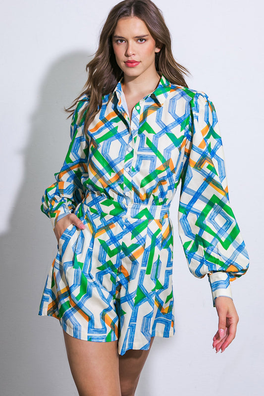 FOR THE OCCASION WOVEN ROMPER Flying Tomato