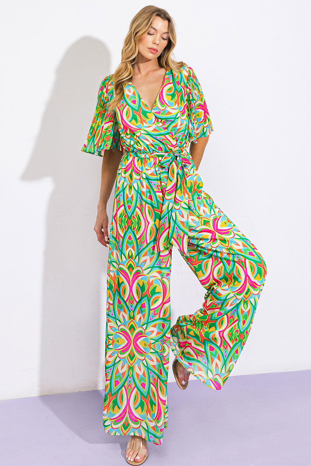 BE THE LOVE WOVEN JUMPSUIT