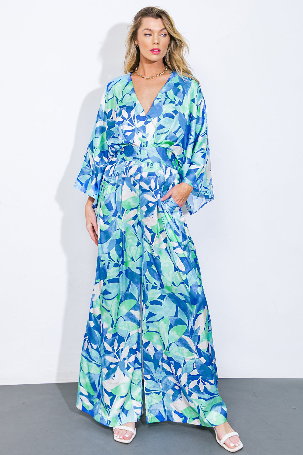 WIN THE CROWD WOVEN JUMPSUIT Flying Tomato