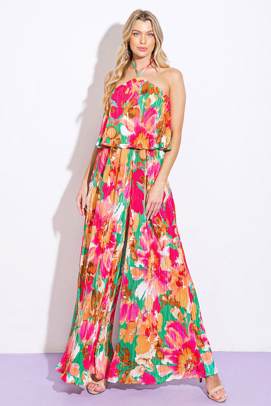 SWING OF THINGS PLISSE JUMPSUIT Flying Tomato